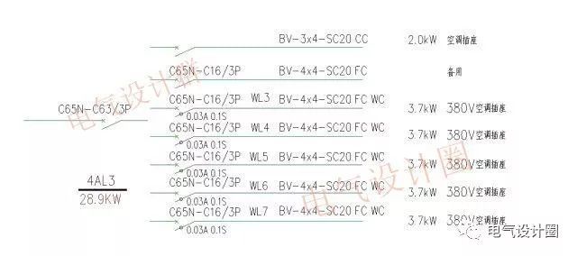 建筑電氣:總分配電箱系統(tǒng)圖學(xué)習(xí)，非常完整的技術(shù)！