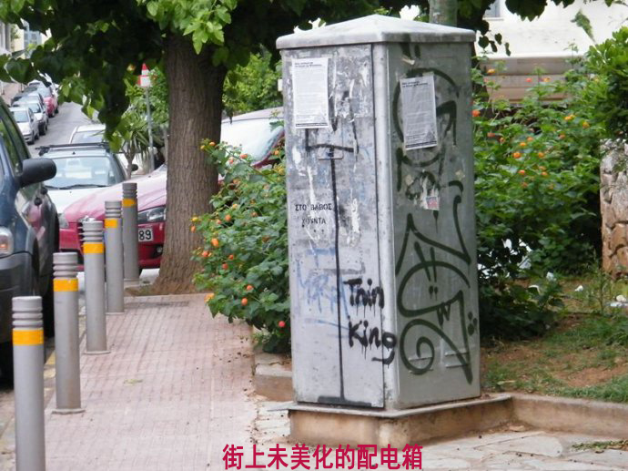 Not 配電箱影響市容，但你不知道如何美化它。